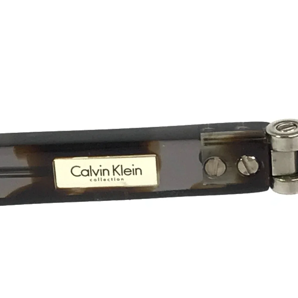 Calvin Klein Eyeglasses Frames CK8020 001 Shiny Black Tortoise Cat Eye 52-16-135